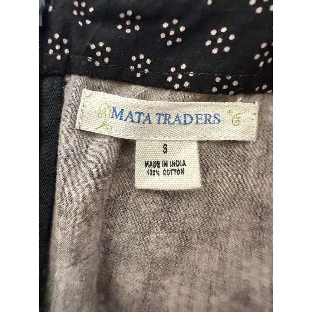 Mata Traders Retro 50s Day Dress Size S Fit and Flare Fair Trade Artisan Made - Picture 4 of 8